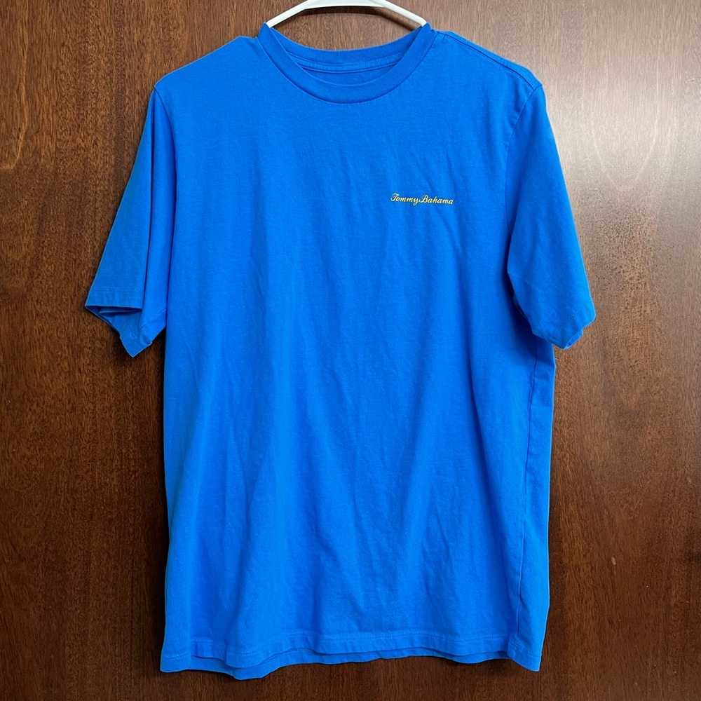 Tommy Bahama Blue Graphic Yacht Tshirt Size S - Picture 7 of 7